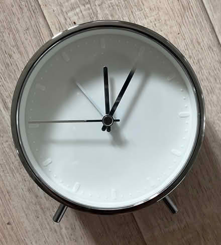 Photo of free Alarm Clock - Silver & White (Beaconsfield HP9) #1