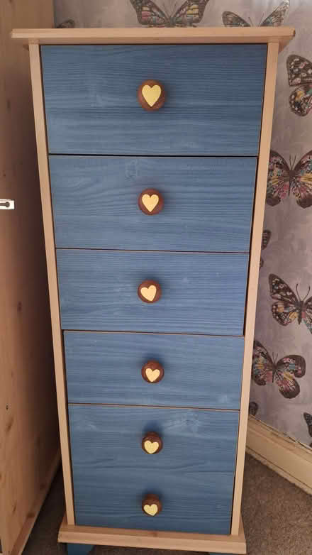 Photo of free Bespoke child's wardrobe, chest of drawers and bedside table (Sale Moor M33) #2
