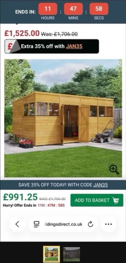Photo of free Wood shed #2 (NE19 2lw) #1