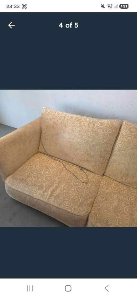 Photo of free Large comfortable 4 person sofa (Croftfoot G73) #4