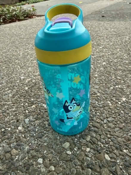 Photo of free Child’s 16-Oz water bottle w straw (1075 Valencia Avenue) #3