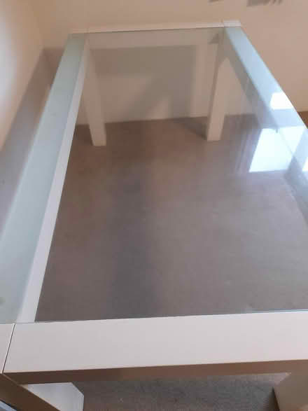Photo of free Dining table - wood, glass top (Collaroy) #1