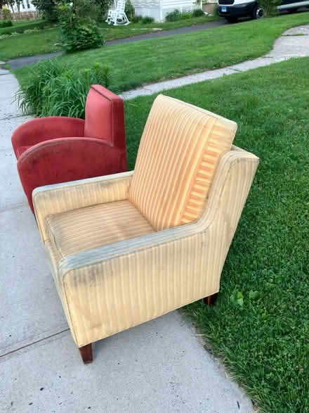 Photo of free Two upholstered chairs (Bradley Hospital / Southington) #2