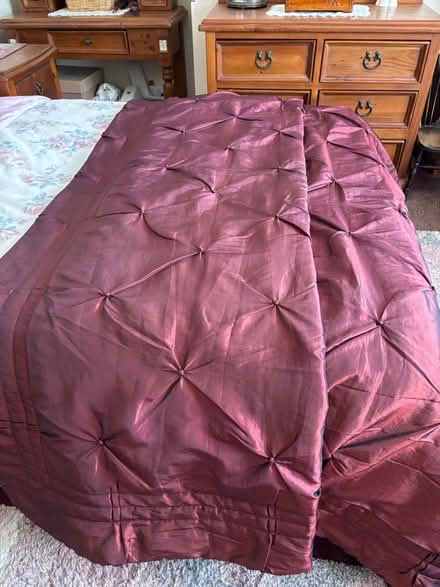 Photo of free Burgundy/Wine Red Quilt for Double Bed (Hampden Park BN22) #1