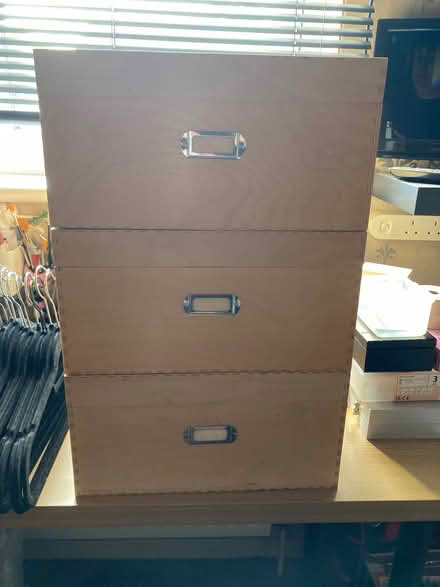 Photo of free 3 wooden boxes (Swanley BR8) #2