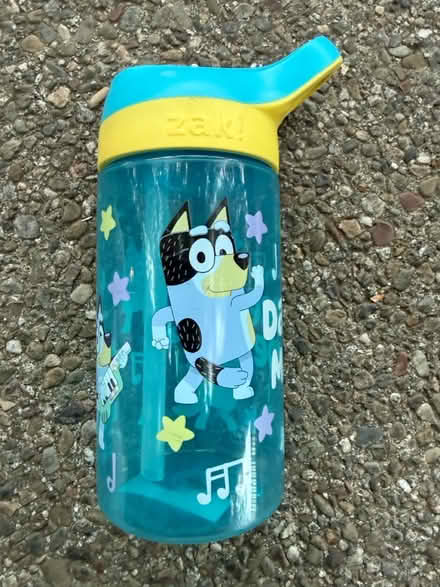 Photo of free Child’s 16-Oz water bottle w straw (1075 Valencia Avenue) #1