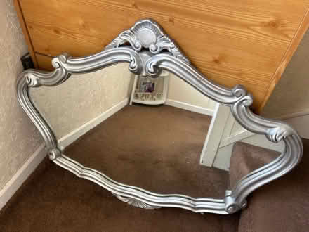 Photo of free Silver wall mirror (Currie EH14) #1