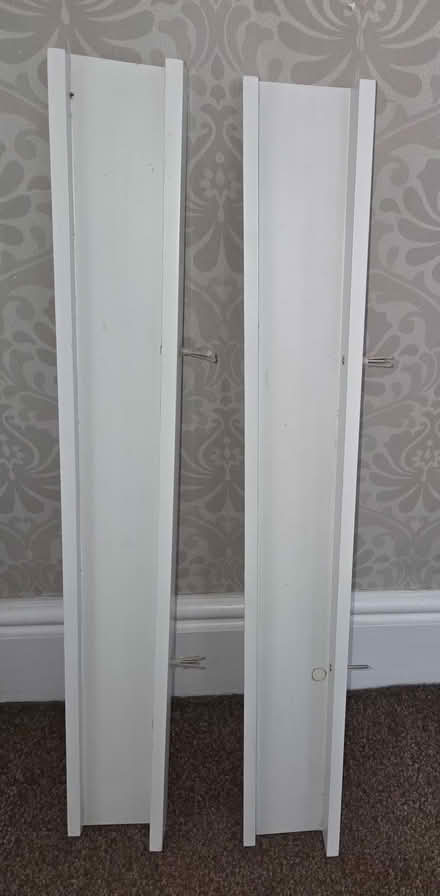 Photo of free Pair of white shelves (Bb1) #1