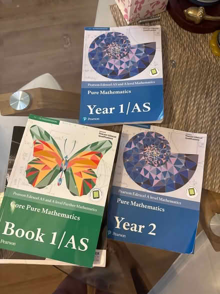 Photo of free Pure Math, Pearson, a level books (Fulham SW6) #1