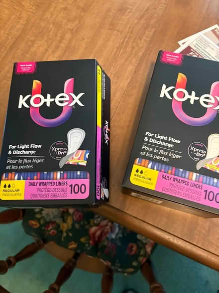 Photo of free Panty liners (Drexel Hill) #1