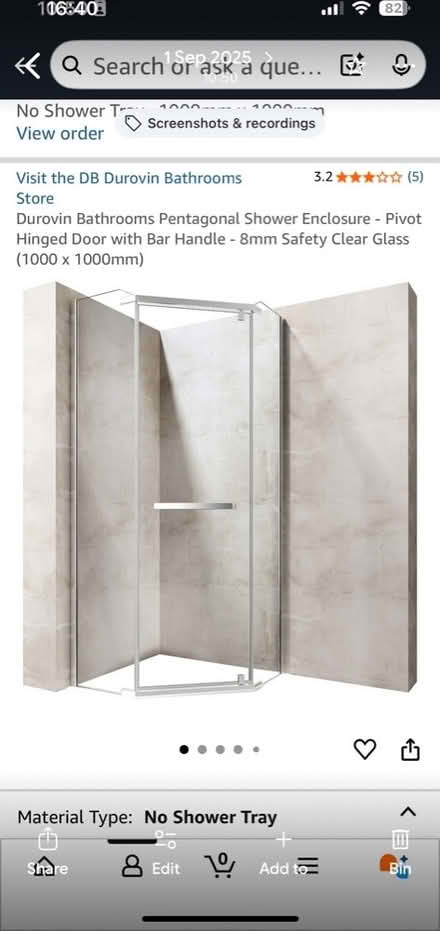 Photo of free Glass Shower enclosure (Devizes SN10) #1