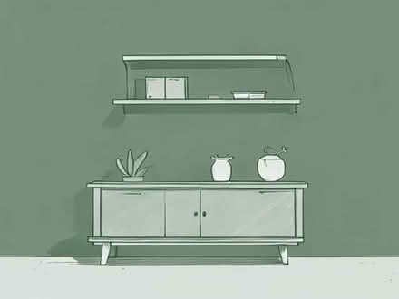 Photo of Living room cabinet with shelves (Clerwood EH12) #1