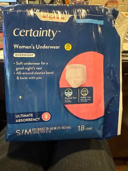 Photo of free Women’s Overnight Dispos Underwear (Chappaqua) #1