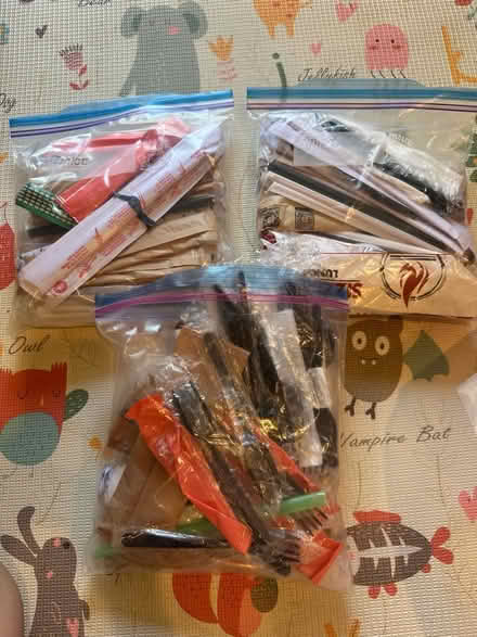Photo of free unopened takeout utensils (Old Mountain View) #1