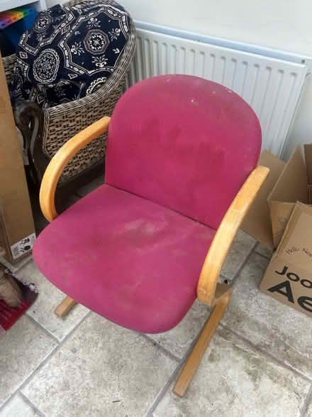 Photo of free Upholstered Chair (Mitcham) #1