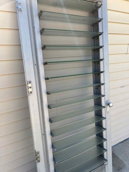 Photo of free Aluminum-Glass Jalousie Door (Foster & California Ave) #3