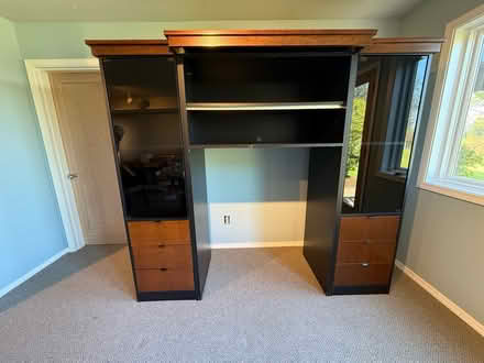 Photo of free 2 Cabinet / Entertainment Center (Scholls - by Smith Berry Barn) #1