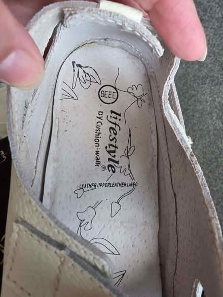 Photo of free White sandals (Shirley B90) #3