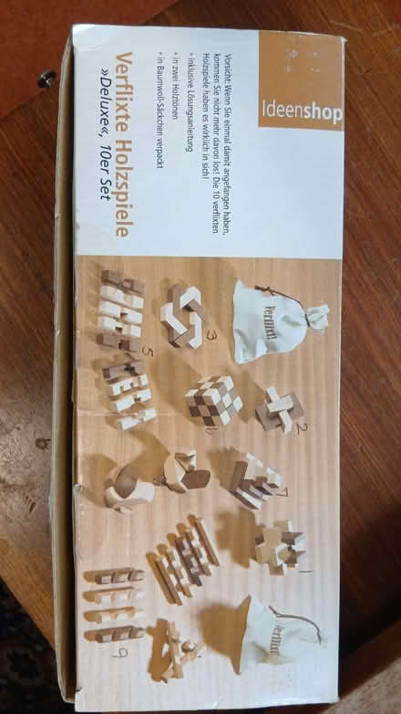 Photo of free A set of 10 wood puzzles - Verfleixte Holzspiele (Maidenhead SL6) #1