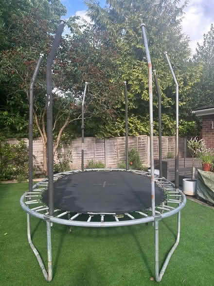 Photo of free 7ft x 10ft Telstar Oval Trampoline (Wokingham RG40) #1