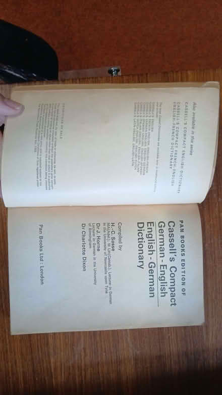 Photo of free Cassells compact German-English dictionary (Maidenhead SL6) #1