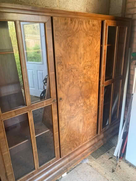 Photo of free Large Wooden Display Cabinet/Cupboard (Leigh Park BA13) #2