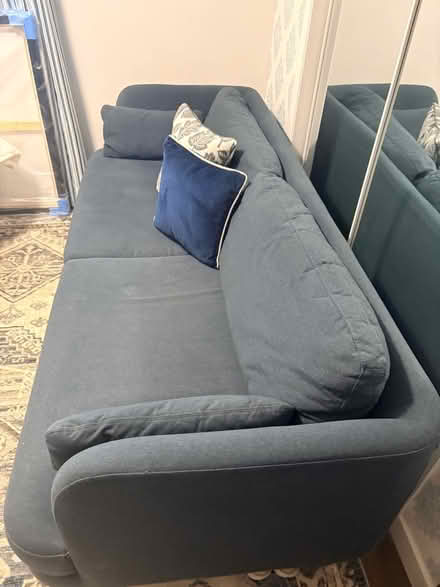 Photo of free Large Blue Sofa (Maidenhead SL6) #3