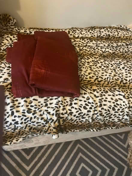 Photo of free Red curtains (TW14 bedfont) #1