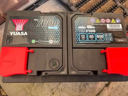 Photo of free 12v Car battery from Ford Cmax (Wells Road BA3) #2