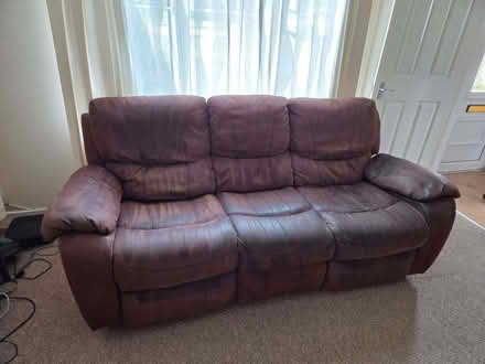 Photo of free 3 seater sofa (North Bradley BA14) #1