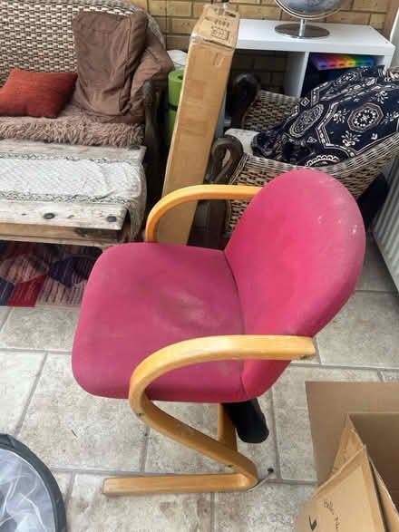 Photo of free Upholstered Chair (Mitcham) #2