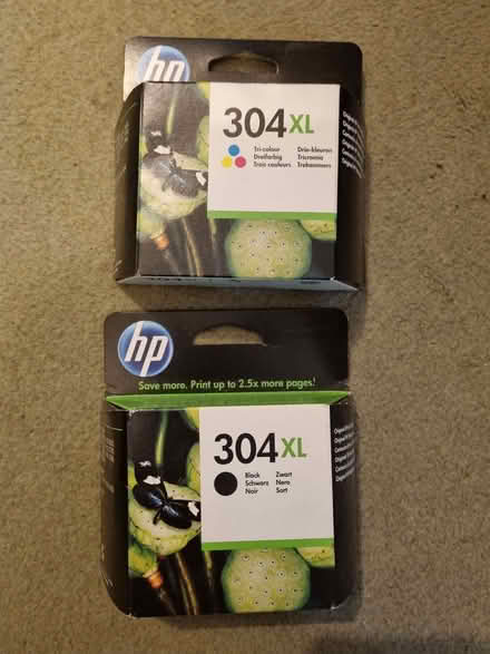 Photo of free 2 HP black ink cartridges 304XL (Cheadle Hulme SK8) #1