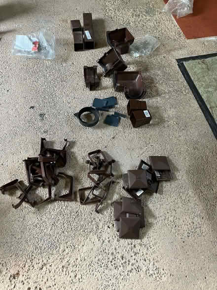 Photo of free Various bits of brown guttering stuff (Whittle Springs PR6) #4