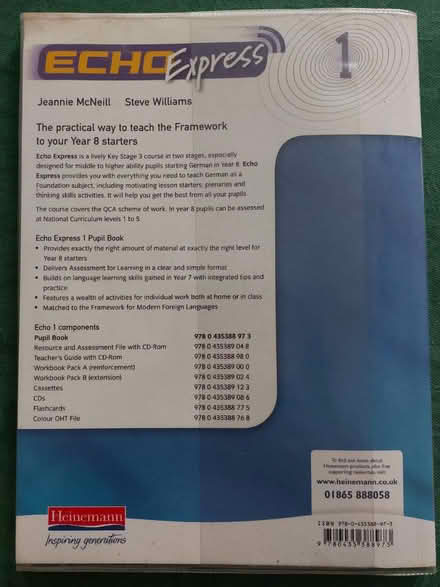 Photo of free KS3 German Text - Echo 1, 2004 (St. Dunstan's CT2) #2