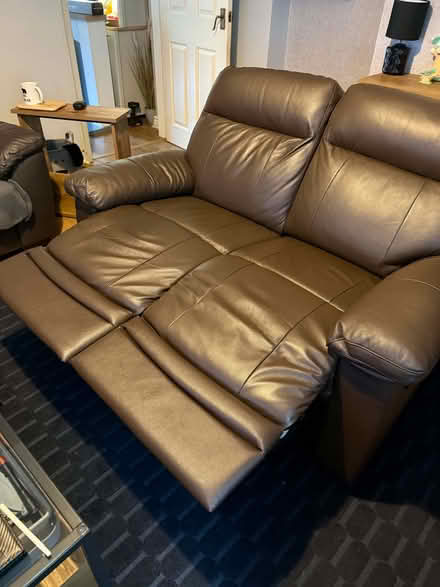 Photo of free 2 seater manual brown reclining (Winton M30) #3