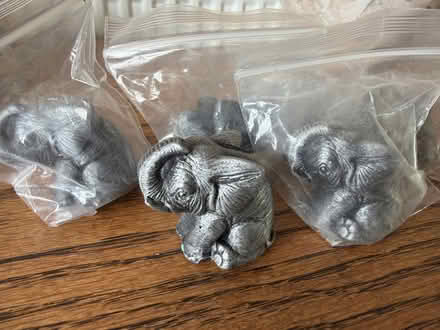 Photo of free 5 small plaster elephants approx 1” high (Welling DA16) #1