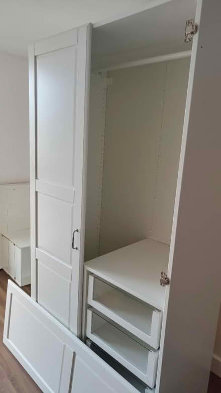 Photo of free White double wardrobe (Lewisham SE13) #2