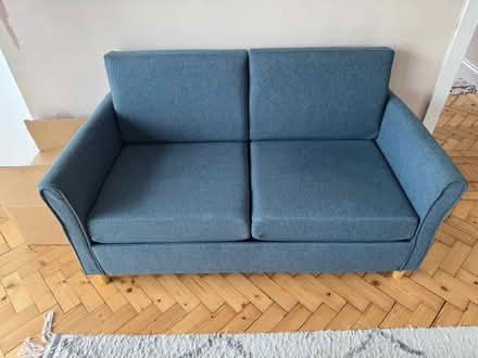 Photo of free Blue sofa (Purley CR8) #1