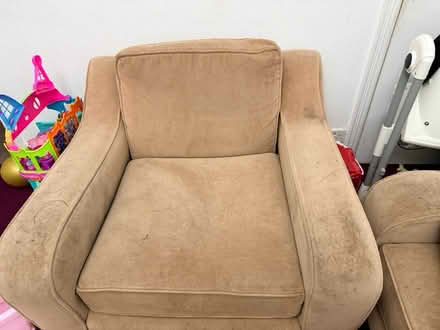 Photo of free 3 seater and 1 seater sofa (DE22) #3