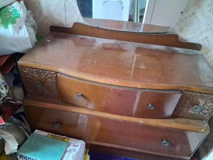 Photo of free Old oak dressing table (Moor Side HX2) #1