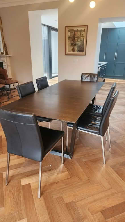 Photo of free Extendable dining table & 6 chairs (Ballintemple) #1