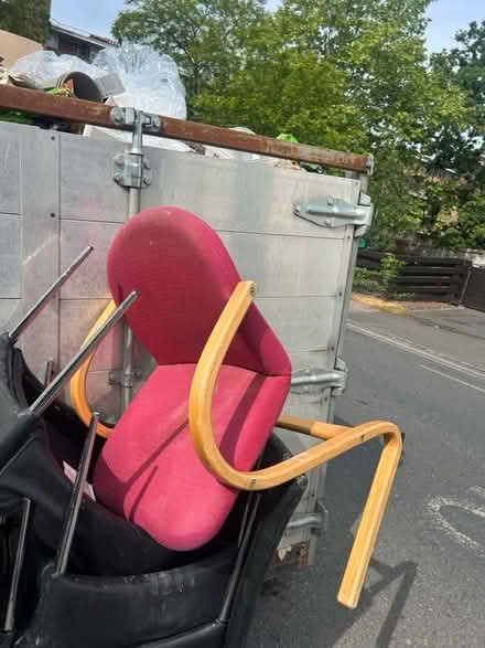 Photo of free Upholstered Chair (Mitcham) #3