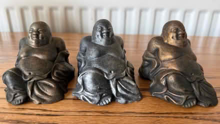 Photo of free 3 small plaster reclining Buddha approx 2“ high (Welling DA16) #1