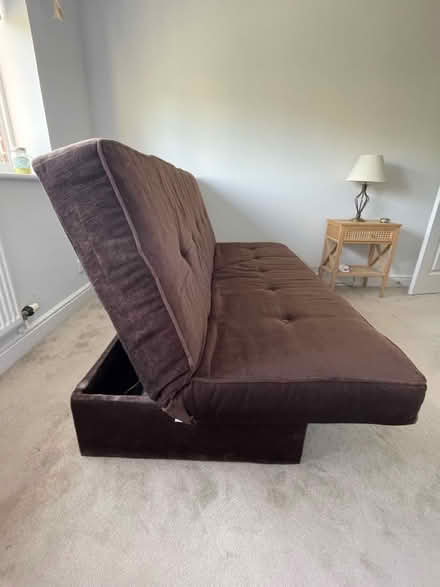 Photo of free ‘Click clack’ Sofa Bed (Bishops Stortford CM23 4FN) #2