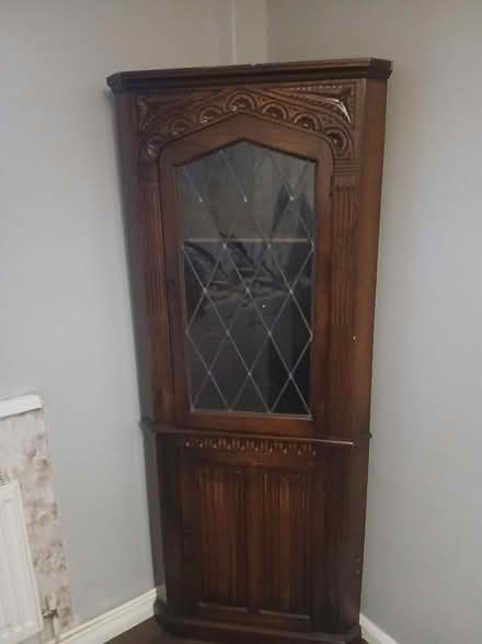 Photo of free Stunning Mahogany Corner Display Cabinet (Girlington BD8) #1