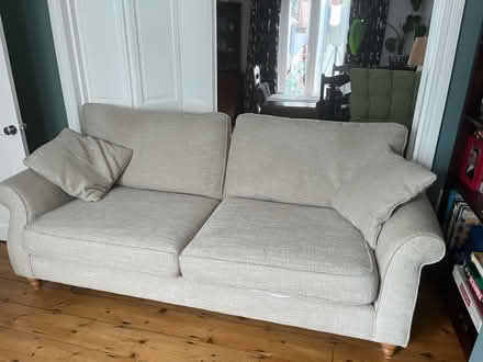 Photo of free Beige sofa 🛋️ (Hanover BN2) #1