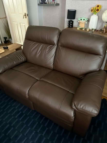 Photo of free 2 seater manual brown reclining (Winton M30) #2