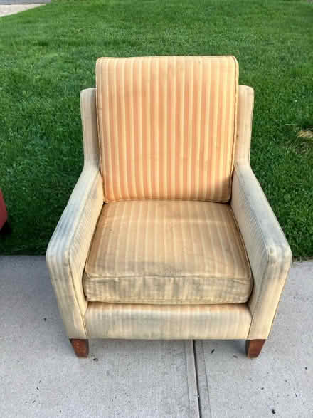 Photo of free Two upholstered chairs (Bradley Hospital / Southington) #1