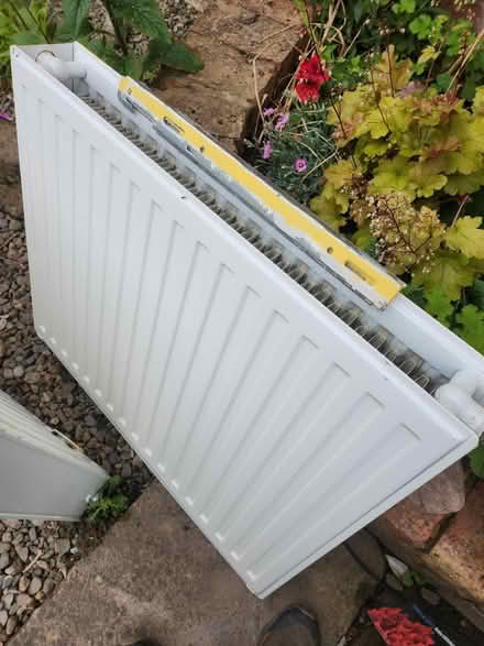Photo of free Two white radiators approx 24 by 28 (Little Lyth SY3) #3