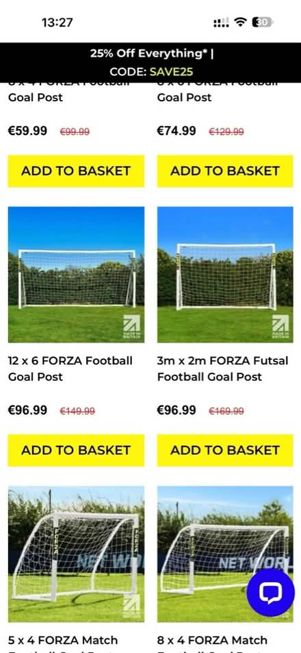 Photo of free Garden football goal (M21 Chorlton) #1